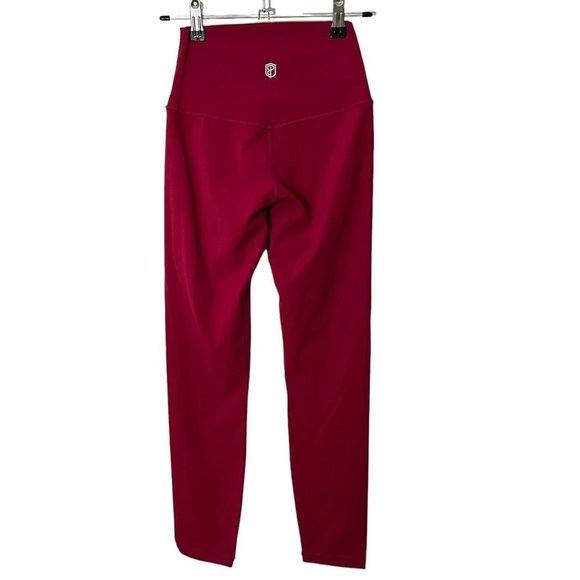 Born Primitive Leggings Womens M Cranberry Red Full Length High Rise Pants EUC - Picture 1 of 10
